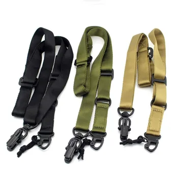 

Tactical Airsoft 2 Point Sling System Strap Military Army Adjustable Nylon Rifle Gun Sling Outdoor Protective Safety Strap