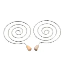 Металлический вихревой держатель угля для кальяна угольный фильтр кальяна аксессуары для чаши щит с деревянной ручкой