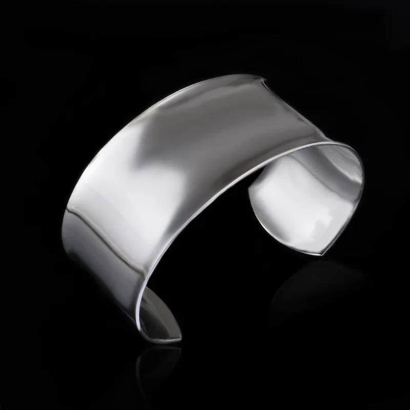 

Hot 925 silver bangle bracelet, 925 silver fashion jewelry Statement Cuff /ajuajbba amkajdra