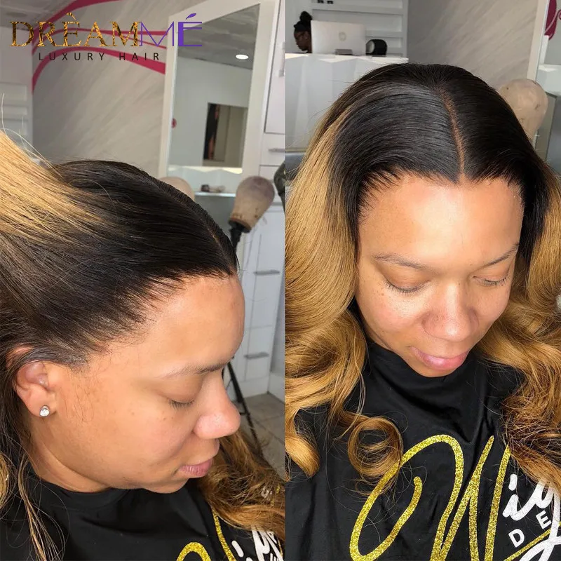 1b 27 lace frontal human hair wig (6)