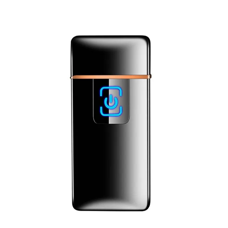 USB зарядка Зажигалка Ветрозащитная сенсорная индукция эксклюзивные Взрывные