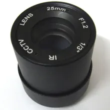 25 мм Объективы для видеонаблюдения вид 70 м 11 градусов F1.2 ИК фиксированная ирисовая диафрагма CS ручное крепление для 1/" и 1/4" CCD Камера a72