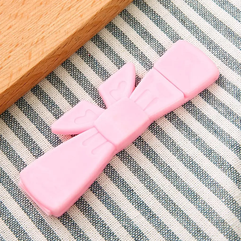 Snacks Food Bag Sealing Clips Food Bag Sealing Clamp Bow-knot Shaped Sealer Clips Random Color Snacks Food Bag Sealing Clips Food Bag Sealing Clamp Bow-knot Shaped Sealer Clips Random Color