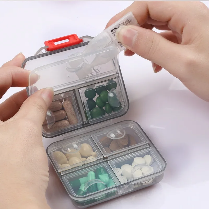 7 Days Weekly Tablet Medicine Case Holder Health Care Storage Organizer Container Drug Vitamin Box Compartment Travel Pill Case