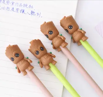 

0.5mm Cartoon GROOT Gel Pens Tree Man Pen Black School Supplies Pen Student Pen 108pcs/lot