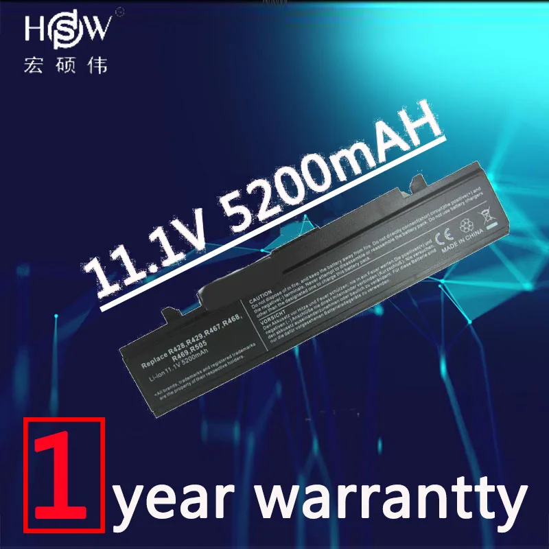 HSW Батарея ForSamSung AA-PB9NC6B AA-PB9NS6B AA-PB9NC6W AA-PL9NC6W R468 R458 R505 NP300 NP350 RV410 RV509 R530 R580 R528 bateria