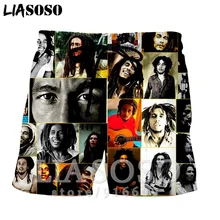 Модные панк повседневные аниме для отдыха Рок Боб Марли мужские и женские брюки детские спортивные забавные регги Harajuku пляжные тренировочные брюки шорты E655