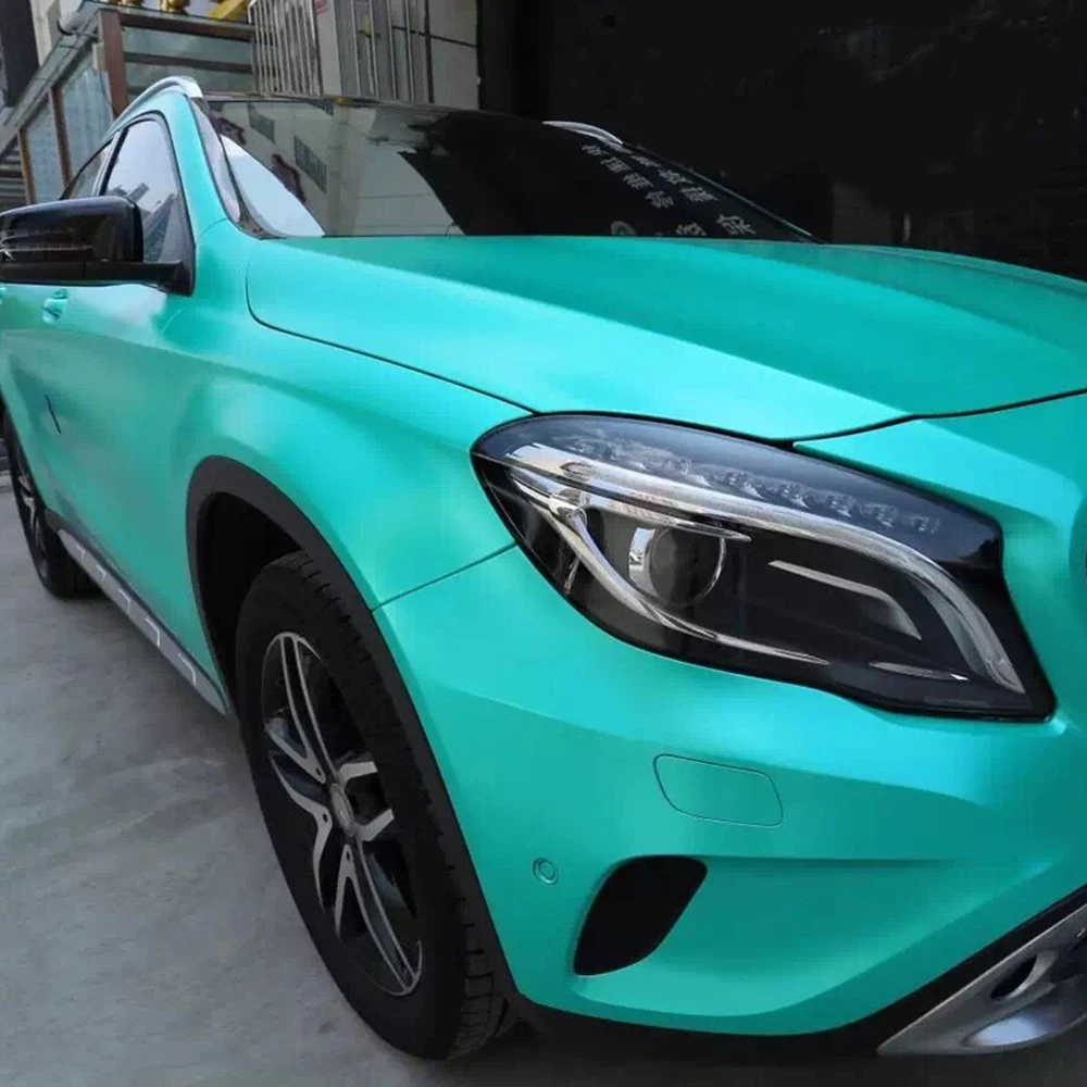 Buy 1.52*20m LMF05 MINT BLUE lightning metallic film