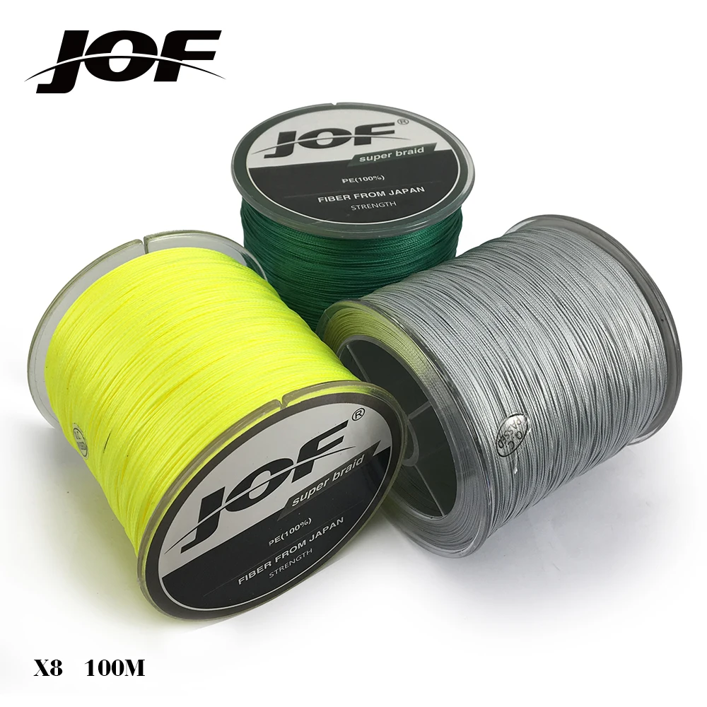 100M Fishing lure fishing material 8 brand braided super strong
