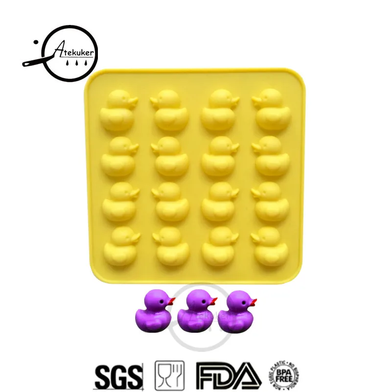 1Pc Mini Duck Shape Silicone Mold For Chocolate Candy DIY Cake