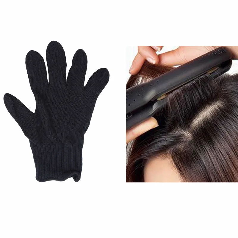 

1PC Heat Resistant Glove Hair Styling Blocking Curling Styling Hand Skin Care Protector Gloves Tool One Size Fits All 23*14cm