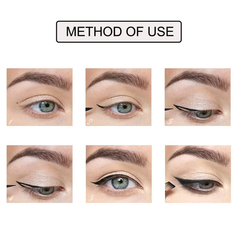 New 1Pcs Black Eyeliner Pencil Fast Dry Liquid Eye Liner Pen Women Eyes Makeup Waterproof Eyeliners Make up Cosmetic Tool