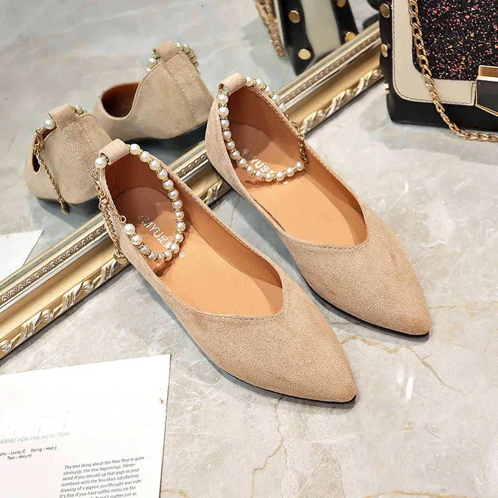 SAGACE/Женская обувь; модные однотонные тонкие туфли с острым носком ...