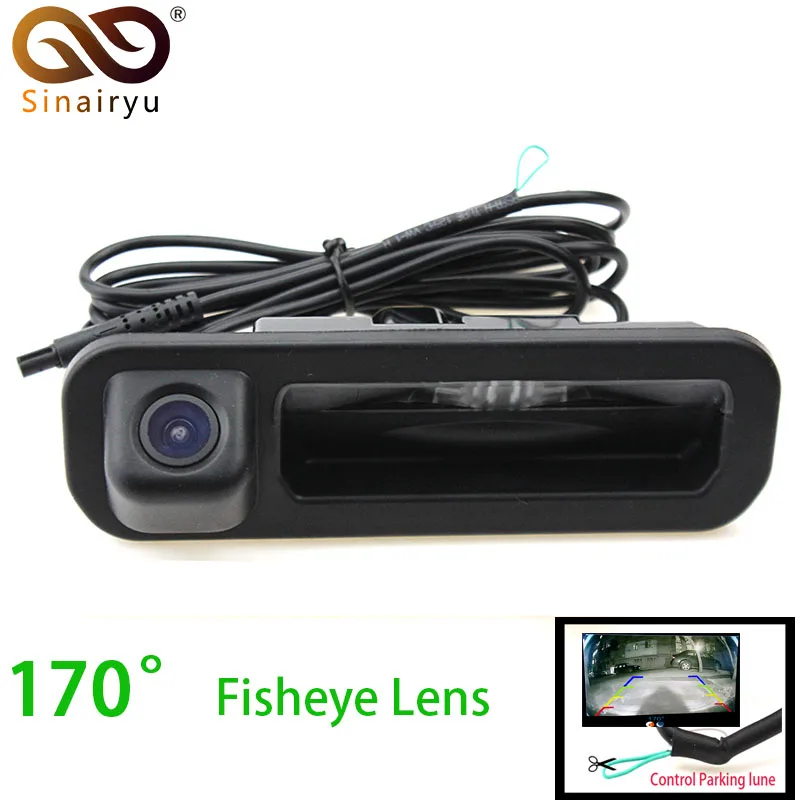 

Sinairyu Wide Angle Fisheye Lens Car Rear View Camera For Ford Focus 2012 2013 Focus 2 Focus 3 Vehicle Trunk Handle Camera