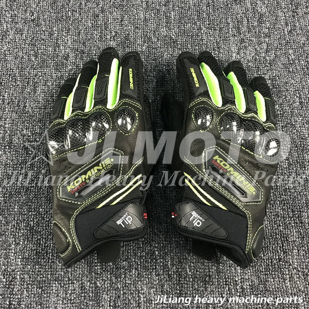 

2019 New Komine GK167 Carbon Protect Mesh Motorcycle Gloves Breathable Men profession Motocross Racing full finger gloves