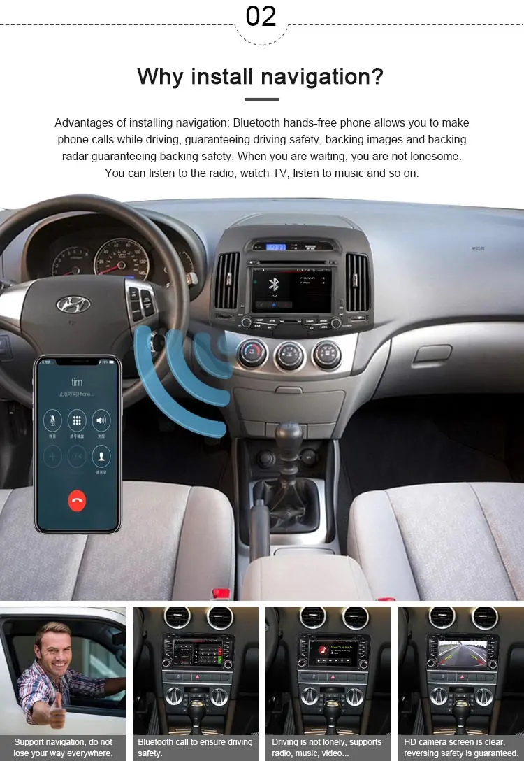 Sale JDASTON 7 Inch Android 9.1 Car DVD Player For HYUNDAI ELANTRA 2007-2011 Multimedia GPS Navigation 2 Din Car Radio Audio Stereo 3