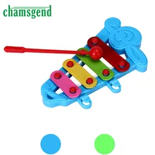 Горячая Детская 4-Note ксилофон, музыкальные игрушки, развивающая мудрею, музыкальный инструмент, подарок для ребенка 11,5 см X 6 см