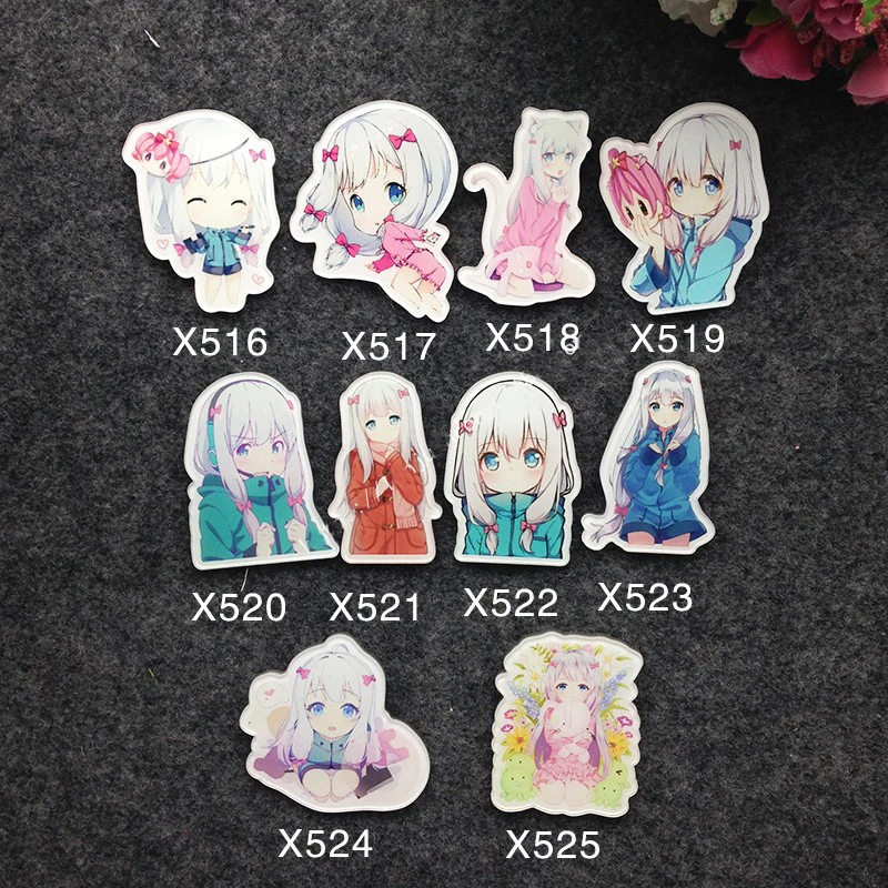 10 шт./компл. аниме Eromanga Sensei Милая брошь Izumi Sagiri Girl OTAKU значок на воротник заколки