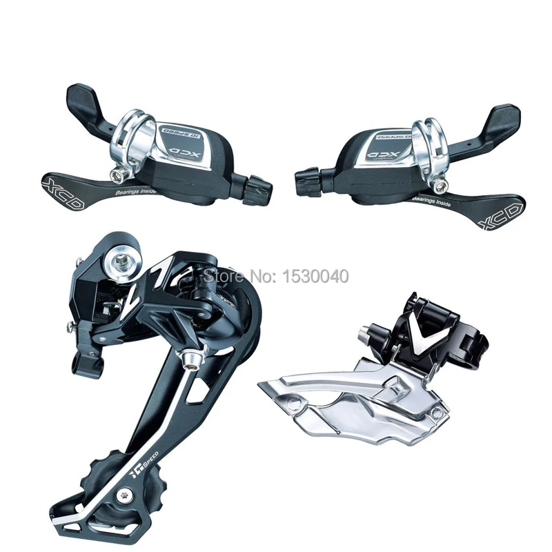 

Microshift XCD SL-M860-3 Conjoined DIP Derailleur 10 Speed Double FD-M853 RD-M85L MTB Bike Groupsets  Compatible for Shimano