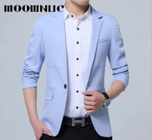 Slim Fit Blazers Men Hot Sale British Autumn Casual Suits Large Size Male Spring Fashion Suits High Quality Coat Brand MOOWNUC Slim Fit Blazers Men Hot Sale British Autumn Casual Suits Large Size Male Spring Fashion Suits High Quality Coat Brand MOOWNUC