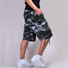 Мужские тактические шорты, летние мешковатые, с карманами, военные, камуфляжные, карго шорты, мужские шорты для бега, мужские свободные короткие штаны