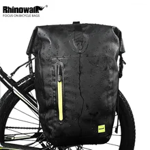 Rhinowalk 25л Водонепроницаемая велосипедная сумка MTB для шоссейного велосипеда, велосипедная задняя стойка, сумка Pannier, велосипедная сумка на заднее сиденье, сумка на плечо, Аксессуары для велосипеда