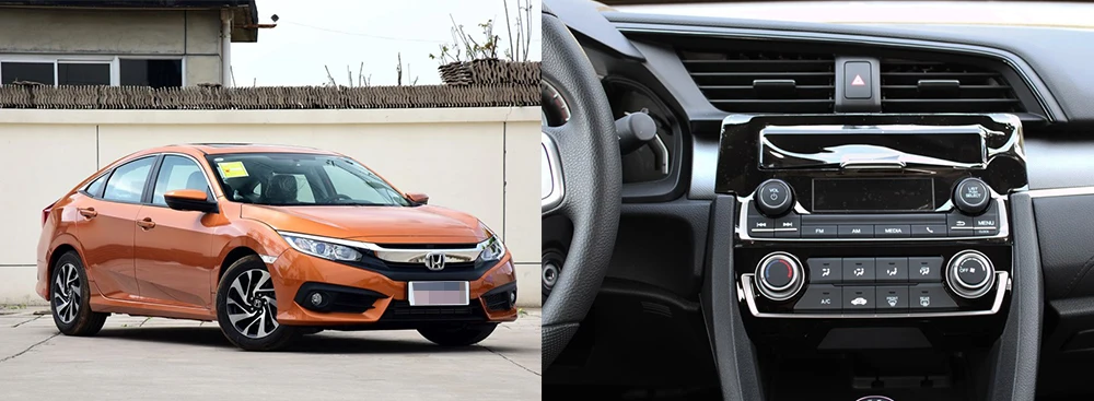 Flash Deal PX5 Android 9.0 2 DIN Car dvd Video GPS head unit For Honda Civic 2015 2016 2017 car radio gps stereo with Octa Core 4+64G+ WiFi 2