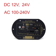 UXCELL автомобиля DC12V/24 V AC100-240V 30 Вт MP3 USB TF Аудио Мощность усилитель доска подходит для детей 6, 8, 16 дюймов