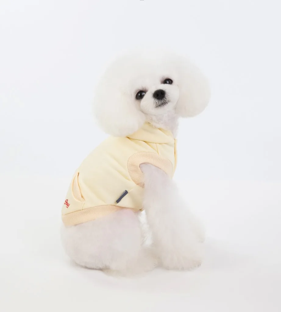 Новые поступления Демисезонный Одежда для питомцев, собачий Happy Принт толстовки для отдыха домашних животных уличном японском стиле Костюмы Vestidos Одежда для домашних животных