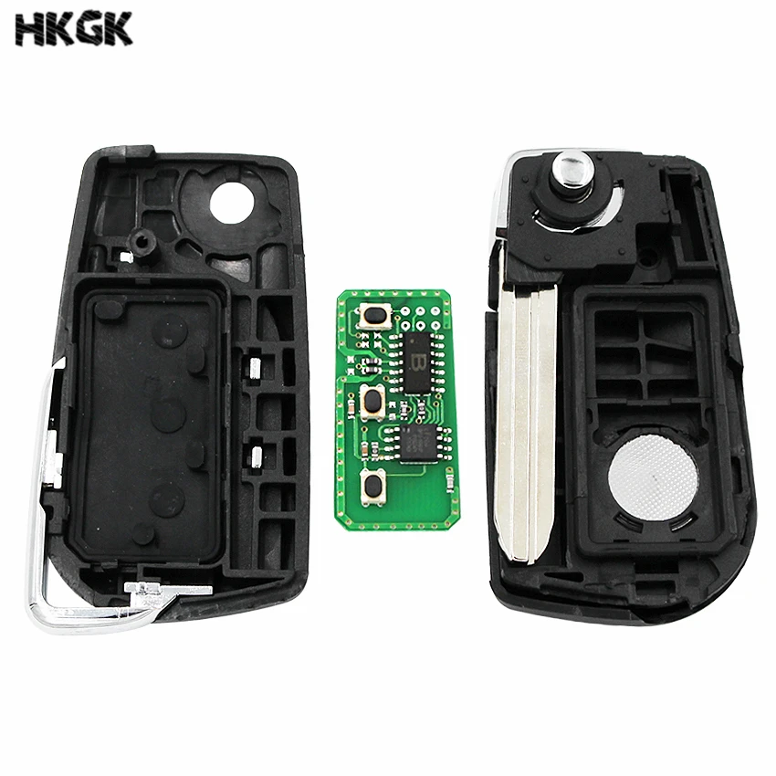 3 кнопки дистанционный ключ брелок от машины для Toyota Camry Corolla Hilux 4D67 433 92 МГц FCC ID : B41TA