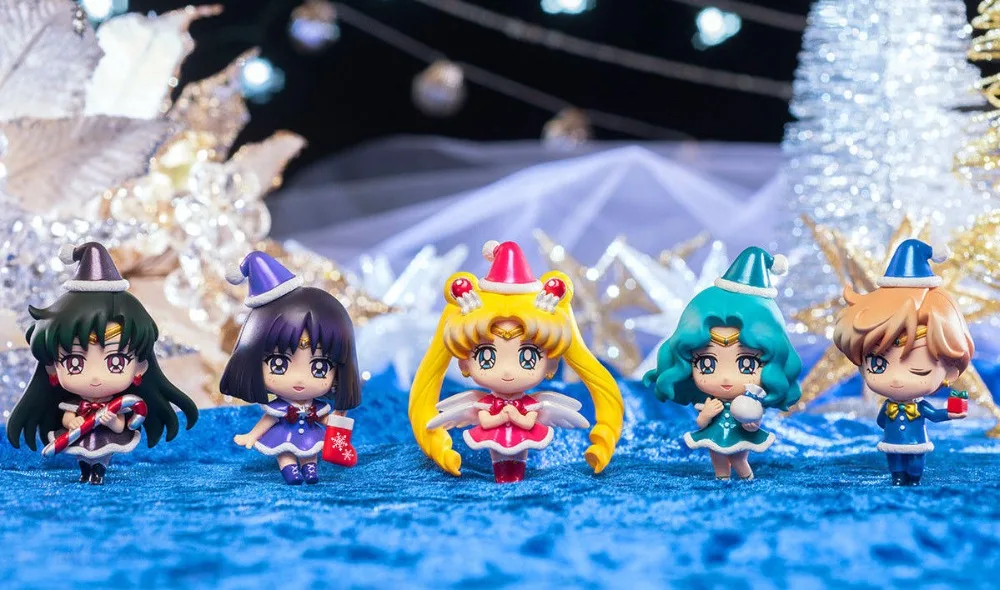 Sailor Moon Petit Chara Рождество специальный набор из 10 ограниченная фигурка игрушки