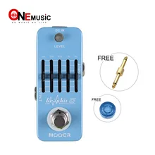 MOOER Графический G 5-Band Гитары педаль эквалайзера маленький Гитары графический педаль эквалайзера в мире+ Разъем 1 шт