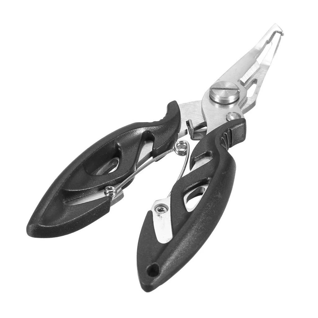 High Quality Steel 3 Cr 13 Fishing Plier Scissor Tackle Line Cutter Lure Hook Remover Tool 4.96x1.81x0.39 inch