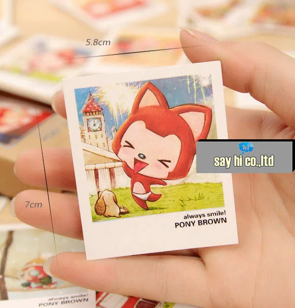 business cards mini postcard cartoon animal fox kids friends shop gift thanks card encourage 120pcs - Buy Business Cards business cards mini postcard cartoon animal fox kids friends shop gift thanks card encourage 120pcs - Buy Business Cards