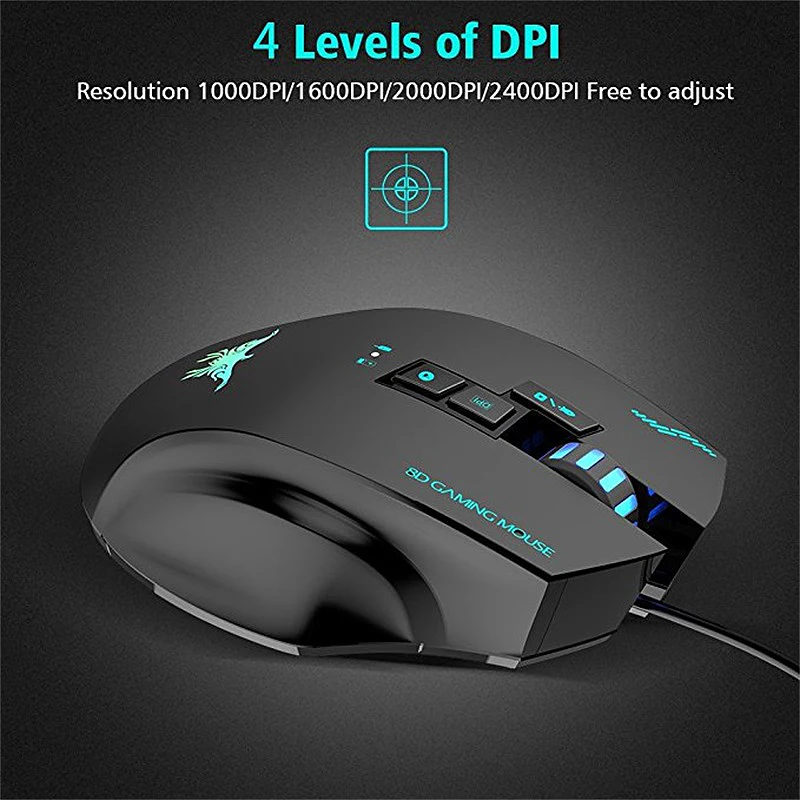  FELYBY USB Wireless mouse gaming mouse anti-fingerprint durable professional mouse for gamer Mice C