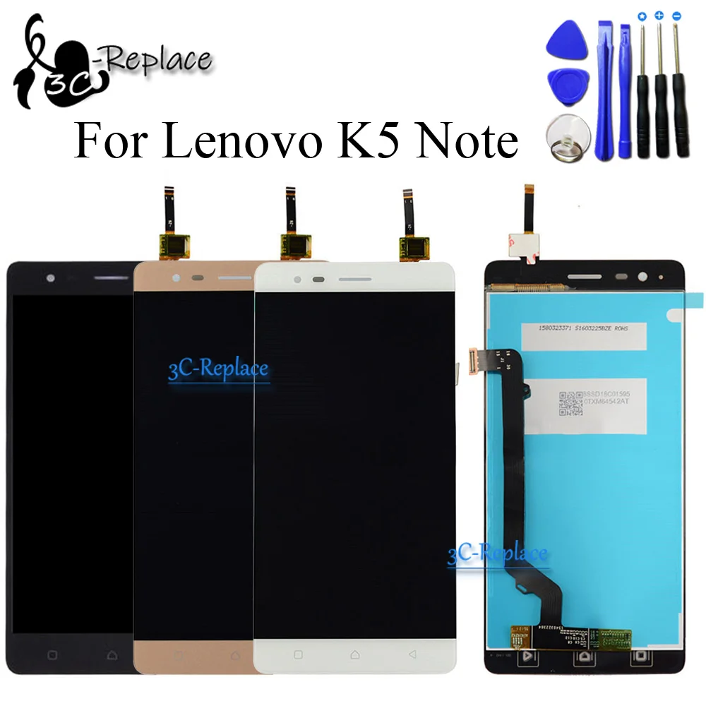 

100% Tested For Lenovo K5 Note A7020 A7020a48 K52t38 k52e78 LCD DIsplay + Touch Screen Digitizer Assembly With Tracking + Tools