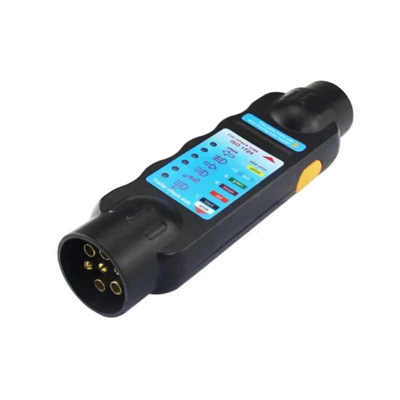 Прочный 12V 7-контактный автомобильный прицеп розетка Тесты er проводки световой сигнал цепи Тесты инструмент для европейских