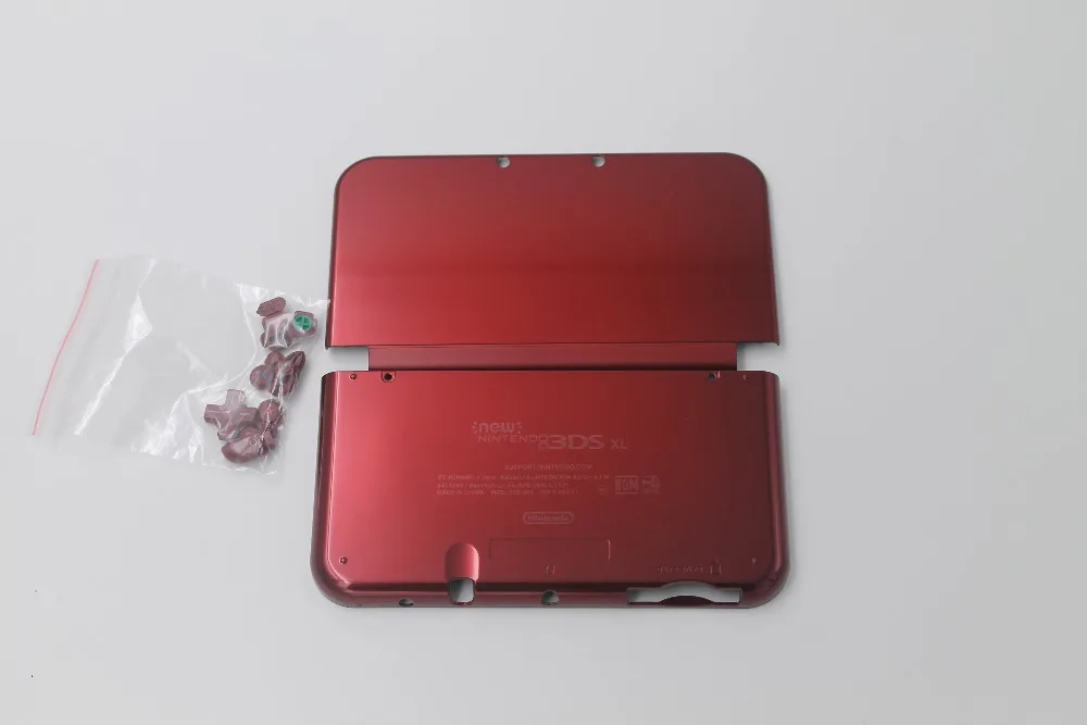 Red For New 3ds Xl Ll Shell Game Console Replacement Full Housing Cover Case With Buttons Housing Shell Red 3ds Xl Casenew 3ds Xl Aliexpress