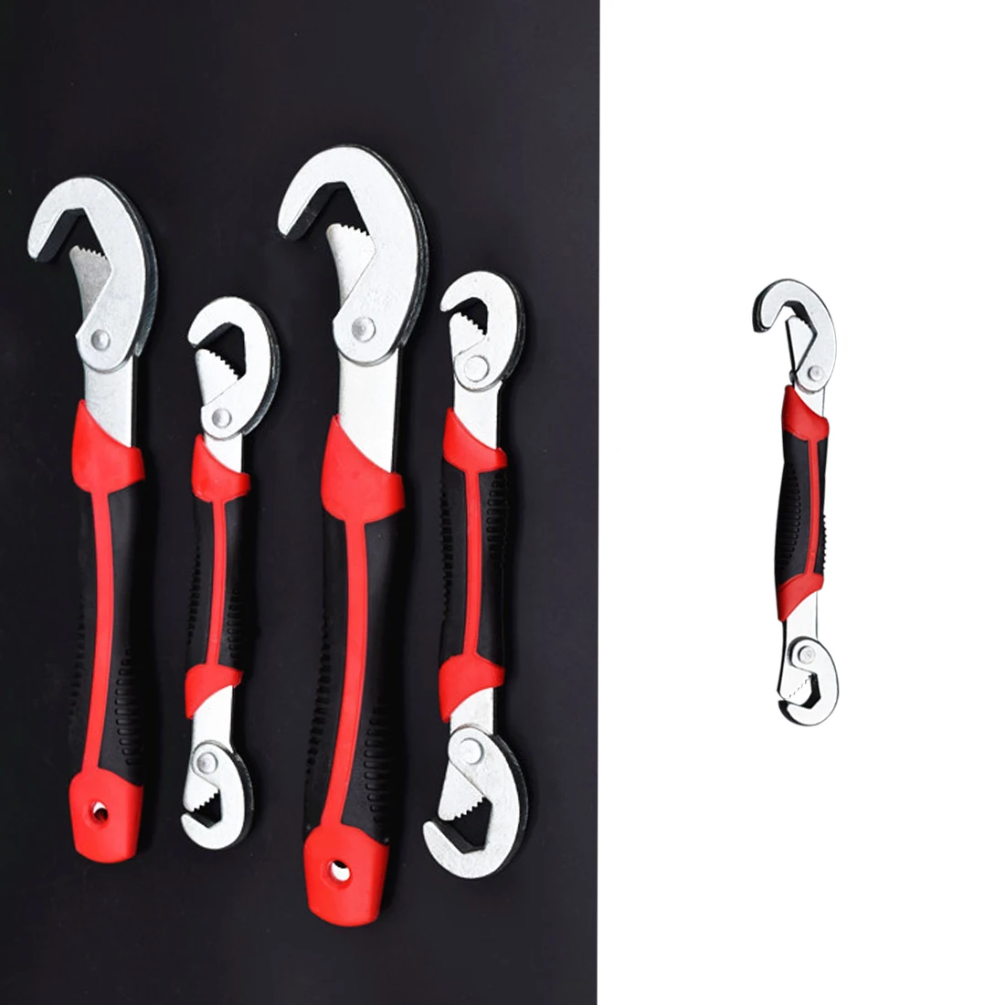 

9-32MM Active universal wrench 2PC Multi-Function Universal Wrench Set Snap and Grip Wrench Set For Nuts and Bolts of Shapes