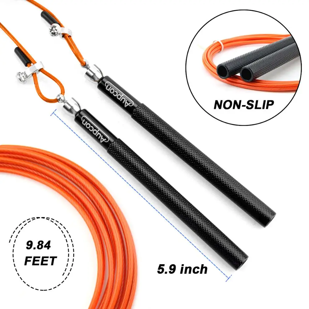 Speed Jump Rope Aluminum handle Ball Bearing Adjustable Training Sport Skipping Fitness Equipment Fitness Skip Workout Training
