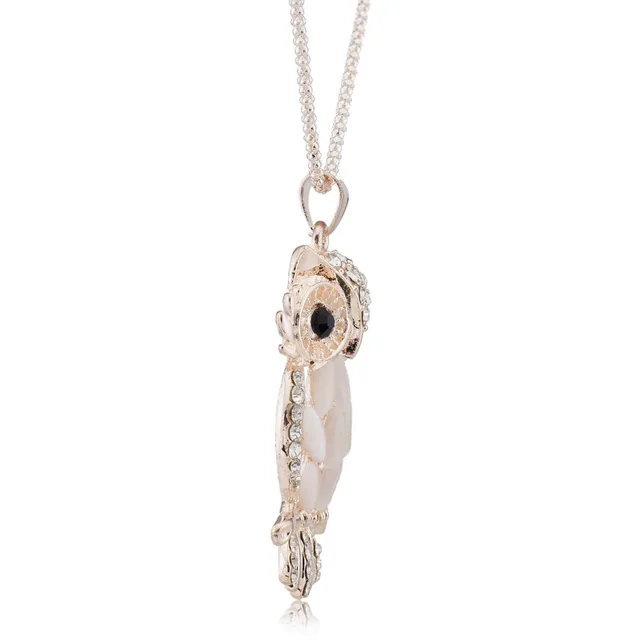 Sparkling Owl Necklace