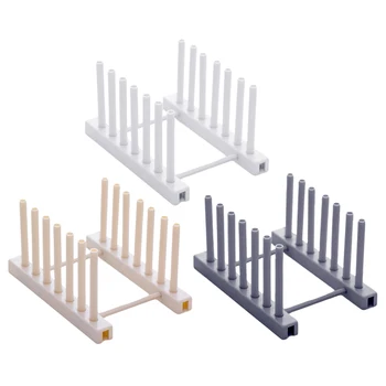 

3pcs Drain Cup Holder Portable Multi-Function Household Dish Shelf For Kitchen Rack