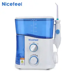 Nicefeel 1000 мл воды Flosser зубные ирригатор для полости рта зубные Spa блок Профессиональный флосс ирригатор для полости рта 7 шт. струйный