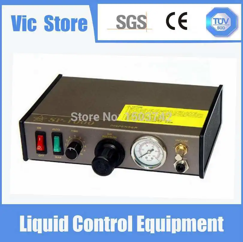 

Free Shipping 220V Auto Glue Dispenser Solder Paste Liquid Controller Dropper SP1000 Dispensing Machine