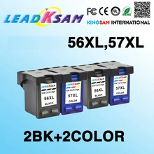 4х совместимый чернильный картридж, совместимый с hp56 57 для 56XL 57XL Photosmart 7550 7660 7660v 7660w