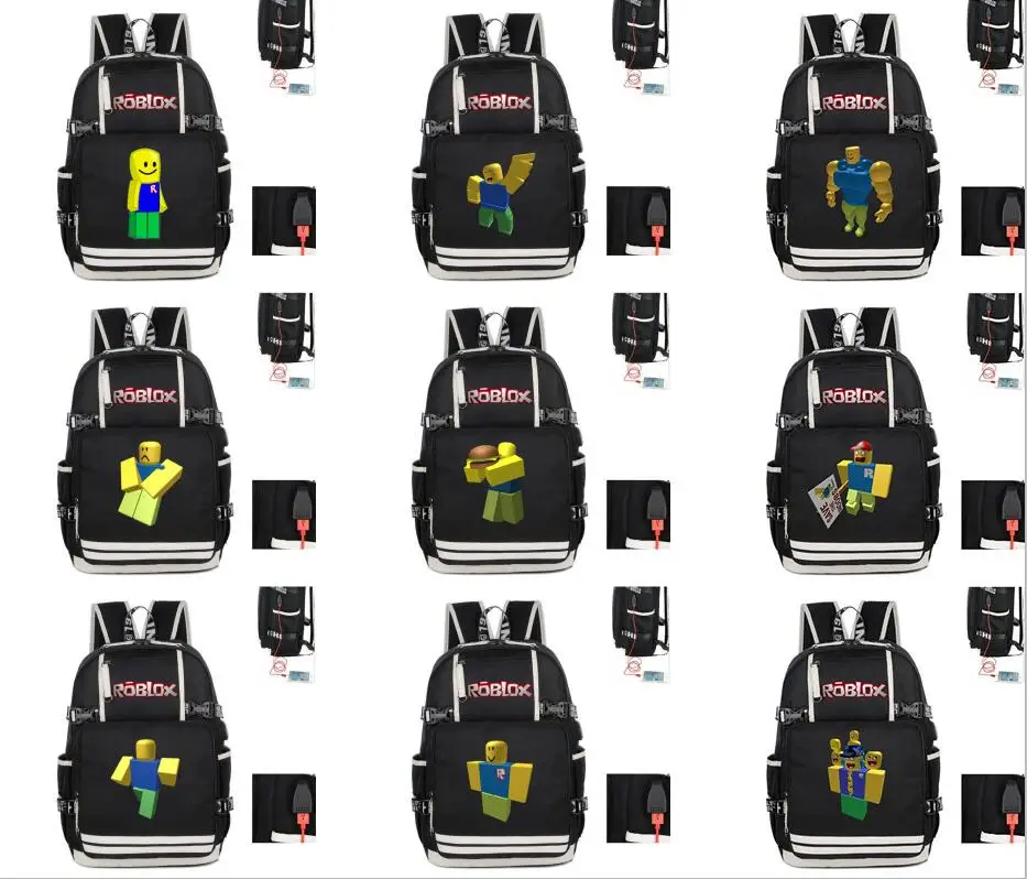 18 Roblox Noob Mochila Large Capacity Students Usb Charging - roblox noob skin tone correct noob colors updated version