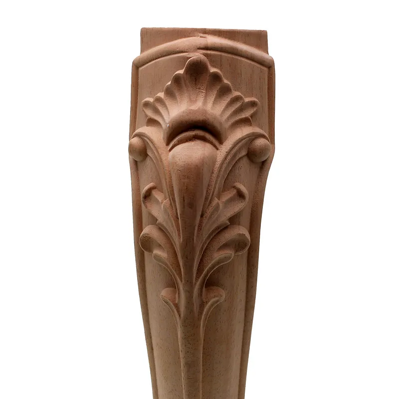 RUNBAZEF Carving Natural Wood Appliques for Furniture Legs and Feet Unpainted Wooden Mouldings Decal Home Decoration Accessories RUNBAZEF Carving Natural Wood Appliques for Furniture Legs and Feet Unpainted Wooden Mouldings Decal Home Decoration Accessories