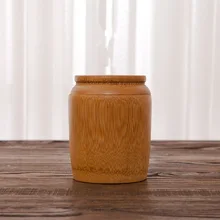 Натуральный Бамбук чайная канистра коробка для хранения предметы прикладного искусства ручной работы Организатор контейнер конфеты специй коробки Герметичная крышка банки