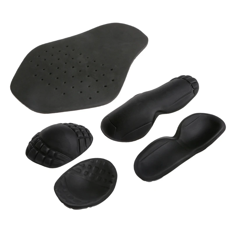 

5 x Motorcycle Riding Shoulder Elbow Back Protection Pad Racing Safety Armour