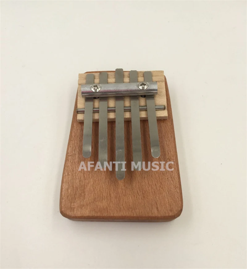 Afanti Музыка 5 клавиш Kalimba Mbira большой палец фортепиано красное дерево традиционные
